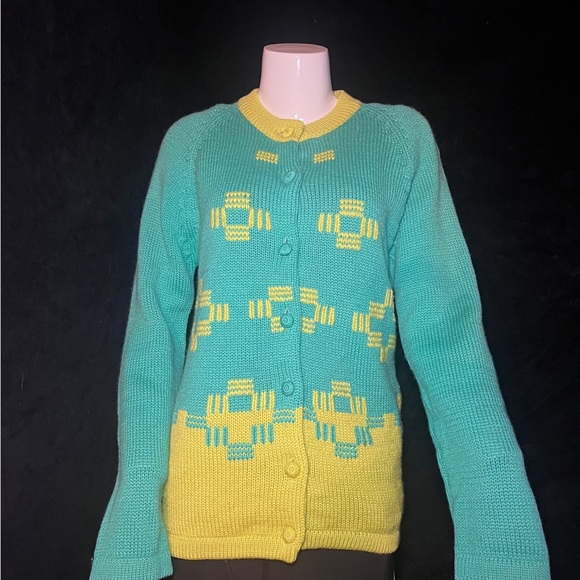 Vintage Donovan Galvani Cardigan sweater, size Medium, European size 38. Wool. - Picture 5 of 8